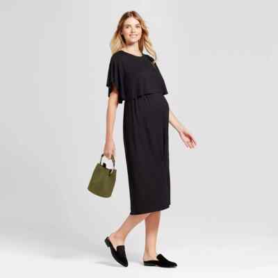 Short Sleeve Nursing Maternity Sheath Dress -Isabel Maternity by Ingrid &  Isabel | eBay