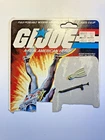 Vintage GI Joe Accessories Torpedo v1 1983 Cut Card Back Harpoon Swim Fin Hasbro