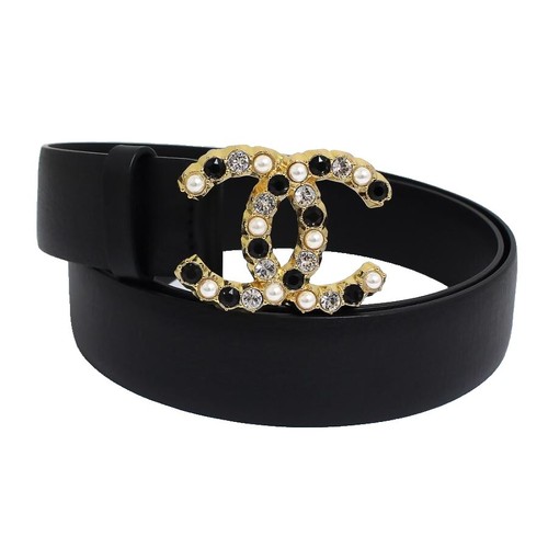CHANEL belt Black x Gold Women Authentic secondhand | eBay display picture 1