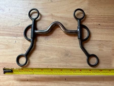 Weaver Stage 2 Western Shank Bit – 5" Mouth Medium Port Curb, 7" Shank