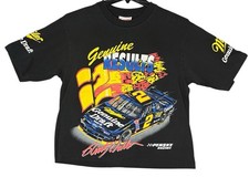 Vintage 90s Rusty Wallace 2 Miller Genuine Draft NASCAR Shirt L Single Stitch