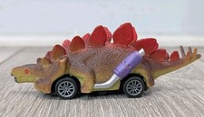 Dinobros Dinosaur Toy Pull Back Friction Car Rubber Tires VG Works Great