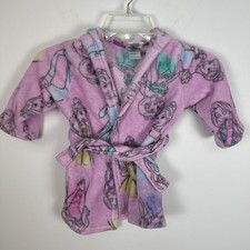 Disney Frozen Plush Girl Adjustable Belt Bathrobe Size XXS/2T Princess Elsa Anna