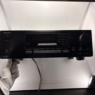 Vintage Onkyo TX-8211 Stereo Receiver Black FM AM 2 Channel Hi-Fi Audio Amp