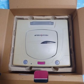 Sega Saturn Console HST-0014 Boxed 39 Game Lot Sakura Wars Evangelion Japan JP