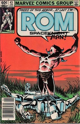 Rom #43 (Newsstand) VG; Marvel | low grade - Spaceknight Bill Mantlo - w/Bag+Boa