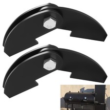 2 Pack Heavy Duty BBQ Smoker Hinge Doors 8x21/4 Inch Weld On 3/16 Plate Steel