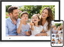 10.1" WiFi Digital Photo Frame, 32GB Storage, HD Touch Screen, Auto-Rotate