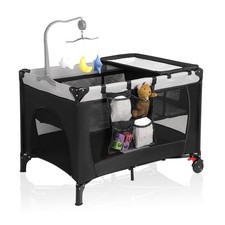 Pack and Play with Changing Table  Carry Bag, 4-in-1 Portable Crib Playpen f...