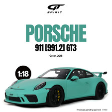 PORSCHE 911 (991.2) GT3 2018 Vert - 1:18 GT Spirit GT550