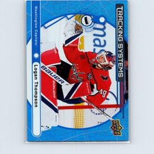 2025-26 Upper Deck Logan Thompson #TS-29 Tracking Systems Washington Capitals