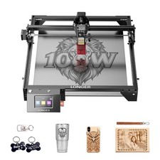 LONGER Ray5 Laser Engraver and Cutter Machine,10W Laser Engraver, 400 400mm