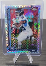 2025 Topps Chrome Football Xfractor Kalel Mullings Titans
