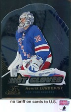 2016-17 Fleer Showcase Flair Hot Gloves #HG2 Henrik Lundqvist