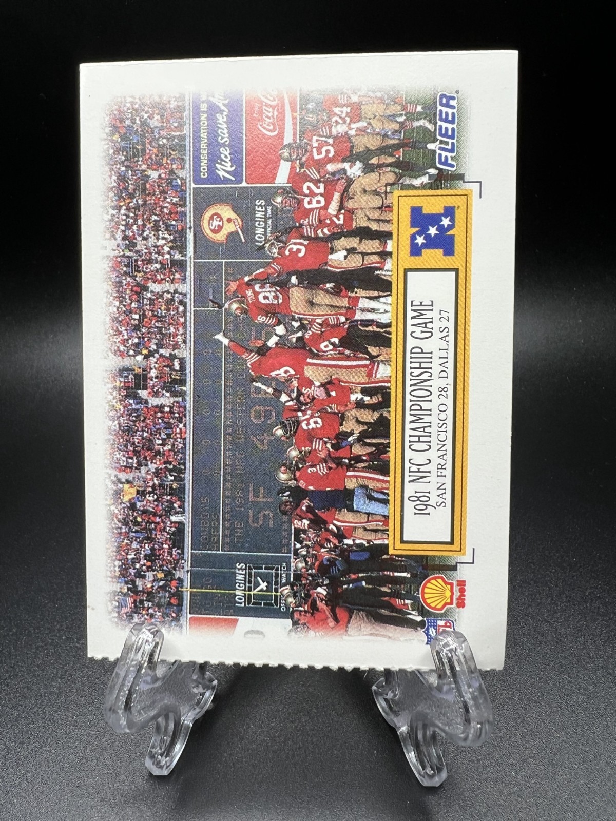 1995 Fleer Shell #7 1981 NFC Championship Game