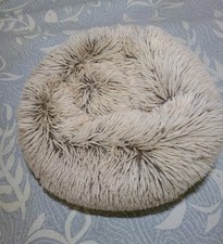 Dog Bed for XXS Dog/Cat Calming Donut Soft Shag 14" Washabe