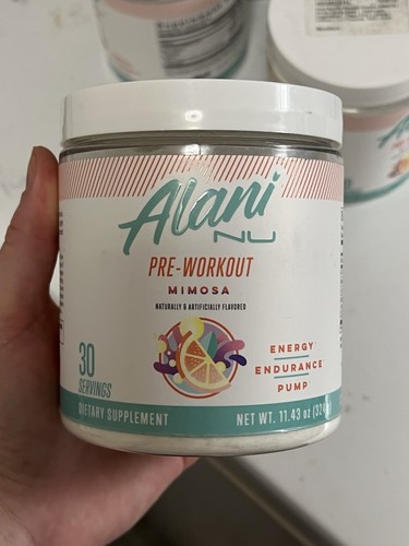 ALANI NU PRE-WORKOUT 30 Servings Energy Endurance Pump-flavor mimosa