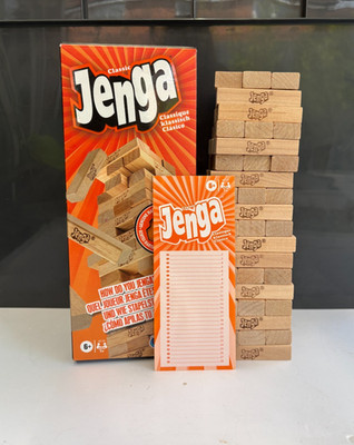 Jenga Classic Spiel von Hasbro mit OVP makelloser Zustand nur einmal benutzt