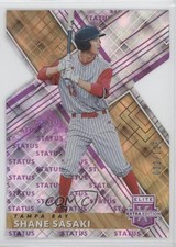 2019 Panini Elite Extra Edition Status Purple Die-Cut /125 Shane Sasaki #98 s3g