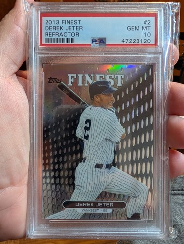 2013 Finest #2 Derek Jeter Refractor Gem Mint PSA 10