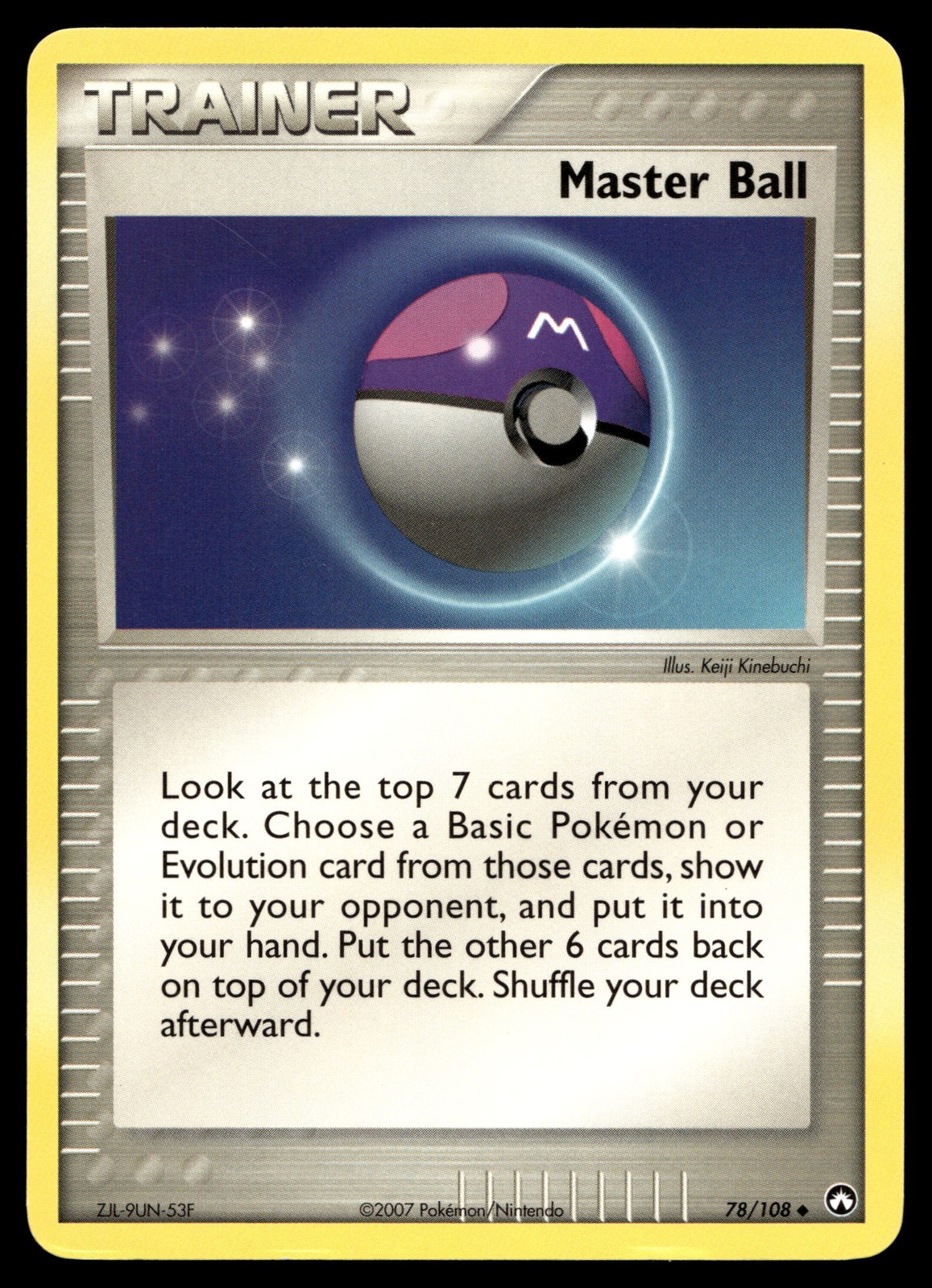 Master Ball Pokemon Power Keepers 78/108 LP