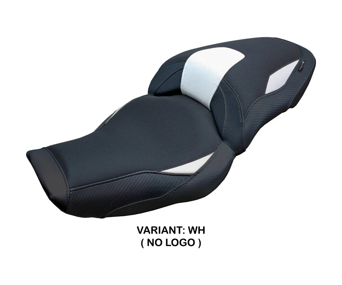 Seat saddle cover Linz White WH Tpz compatible for BMW S 1000 XR 2024 > 2026