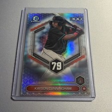 2026 Bowman Chrome Kayson Cunningham Top 100 #BTP-79 DIAMONDBACKS