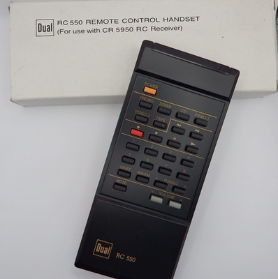 Original Dual RC 550 Fernbedienung für CR 5950 RC Receiver | Rarität NOS