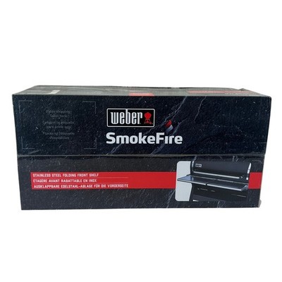 Weber 7003 Genuine SmokeFire EX6 Stainless Steel Folding Front Shelf New