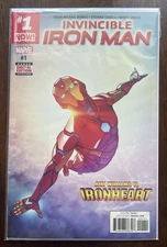 Invincible Iron Man #1 Marvel Comics 2017 First Riri Williams As Ironheart Cameo