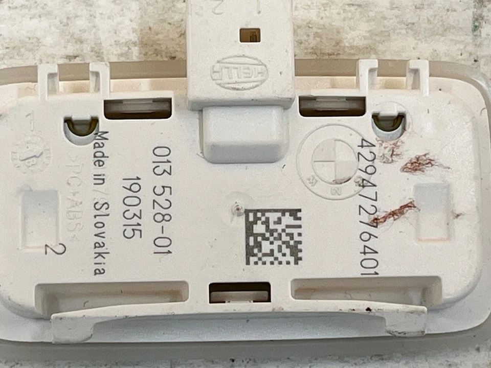 19-24 BMW 330i G20 FRONT LEFT DRIVER LH SIDE SUNVISOR LÂMPADA DE PÁRA-SOL FABRICANTE DE EQUIPAMENTO ORIGINAL - Imagem 3 de 3