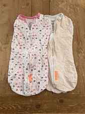 Newborn Swaddle Me Zipper Compression Swaddles, 0-2 Months