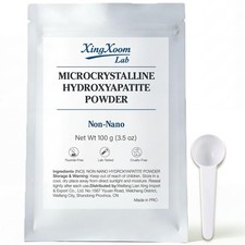 XingXoom Lab Microcrystalline Hydroxyapatite Powder Non-Nano   100 Natural To...