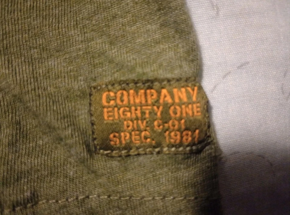 Camiseta sin mangas Company 81 para hombre equipo de gimnasio patrón verde ejercicio grande envío gratuito Foto 3 de 3