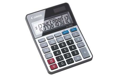 Canon Ls-122Ts Simple Calculator Large Display 12 Digits 149 Mm Height X 106 Mm