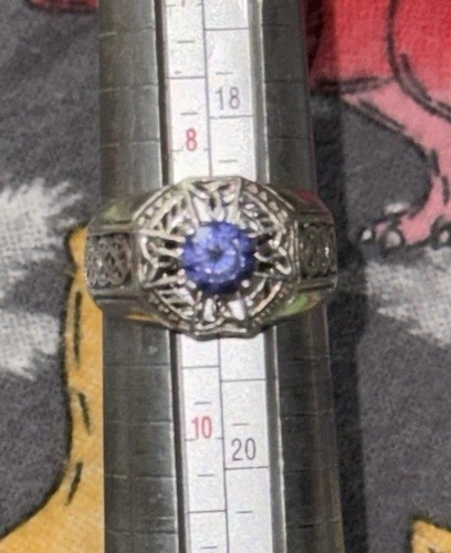 Sterling Silver ring celtic cross celtic ring men's