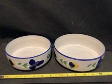 2  DANSK    San Nicolo    7  & 6  Serving Bow...