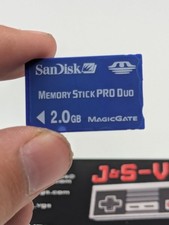 SanDisk 2GB Memory Stick PRO Duo MagicGate   Tested for PSP  Cameras