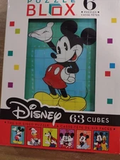 Disney 6 Puzzle Blox - 6 Sided - 63 Cubes - Mickey, Minnie, Goofy, Pluto, Donald