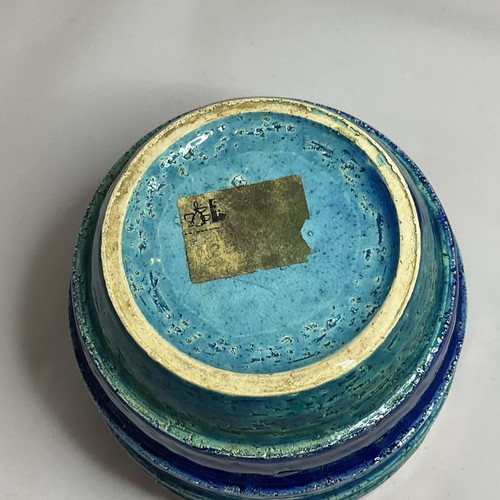 MCM Italian Pottery Planter-Rosenthal Netter- Rimini Blue Glaze - Picture 6 of 10