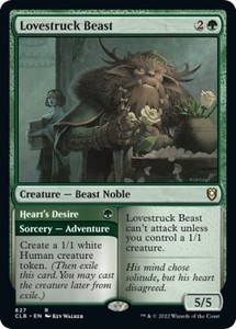 Lovestruck Beast // Heart's Desire 827/1080 Commander Legends: Battle for Baldur's Gate