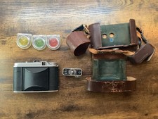 Voigtlander Perkeo 1 Folding Medium Format, Filters, Rangefinder, Case