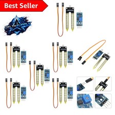 5-Pack Soil Moisture Sensor with Adjustable Settings for Arduino Gardening Needs