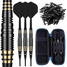 CyeeLife Professional Soft Tip Darts Set 18 Grams with 30 Extra Dart Tips and...