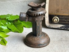 Rare Old Vintage Heavy Base Rustic Cast Iron Navy Us 1 12 Ton D.l Auto Car Jack