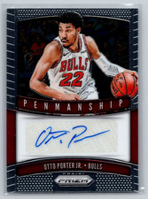 2019-20 Panini Prizm Basketball OTTO PORTER JR PENMANSHIP #PM-OPJ Chicago Bulls