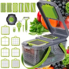 25 in 1 Vegetable Chopper Fruit Salad Mandolin Slicer Food Dicer Cutter Peeler