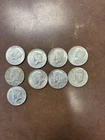 Kennedy Half Dollars Lot 9 Coins Circulated 1964 1965 1966 50C