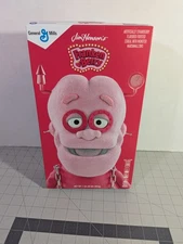Franken Berry Cereal – Jim Henson Fuzzy Collector Box  16oz  General Mills