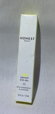 Honest Beauty DePuff + C Eye Cream Pack Your Bags 0.5 oz Brand New